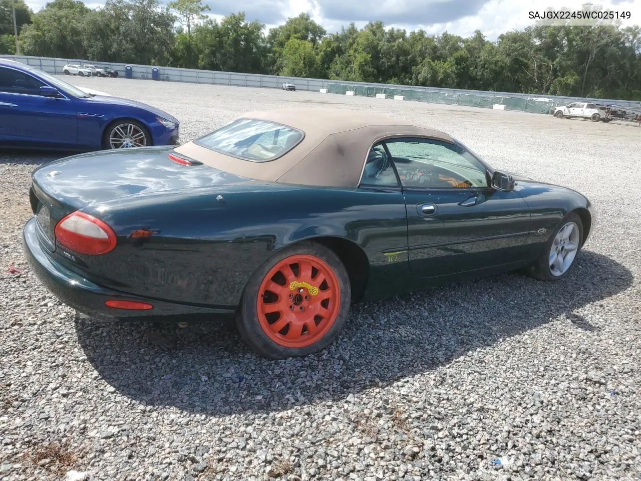 1998 Jaguar Xk8 VIN: SAJGX2245WC025149 Lot: 67566884