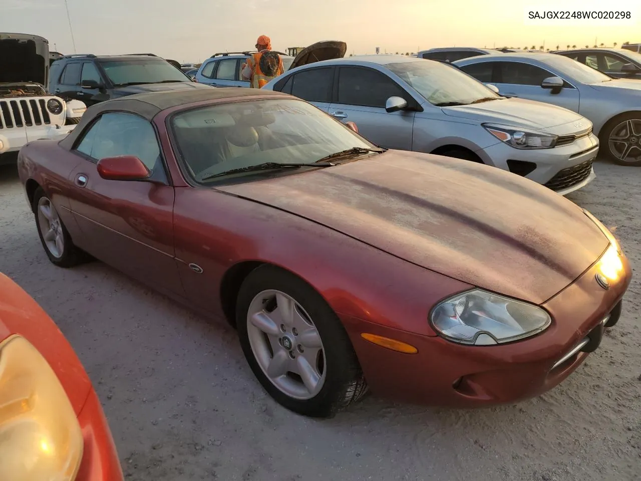 1998 Jaguar Xk8 VIN: SAJGX2248WC020298 Lot: 76622244