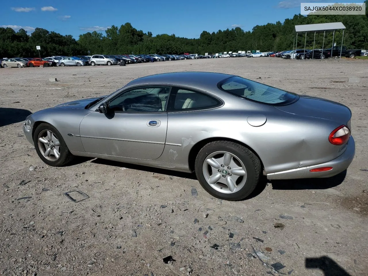 1999 Jaguar Xk8 VIN: SAJGX5044XC038920 Lot: 69922984