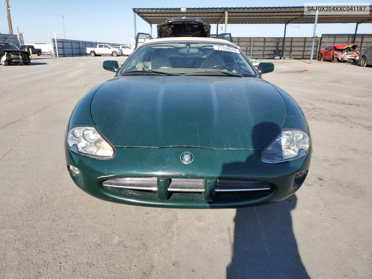 1999 Jaguar Xk8 VIN: SAJGX204XXC041187 Lot: 71128574