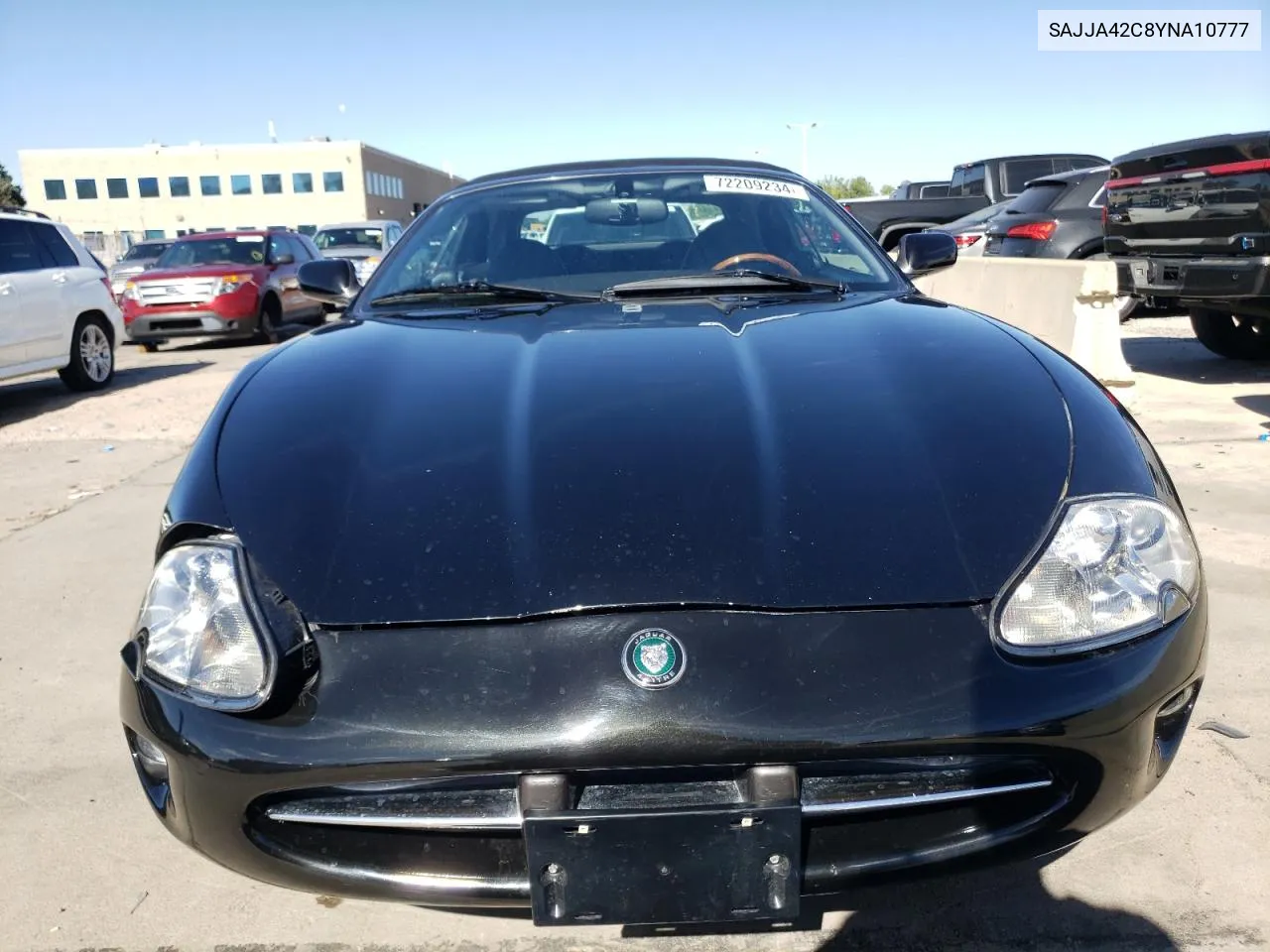 2000 Jaguar Xk8 VIN: SAJJA42C8YNA10777 Lot: 72209234