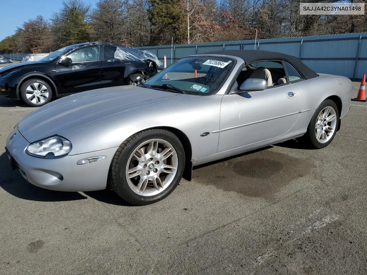 2000 Jaguar Xk8 VIN: SAJJA42C3YNA01498 Lot: 79226864