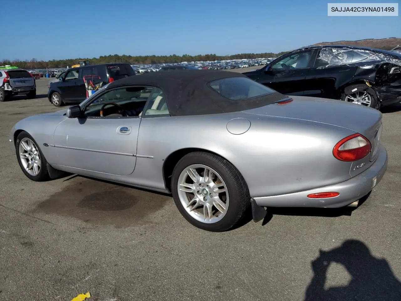 2000 Jaguar Xk8 VIN: SAJJA42C3YNA01498 Lot: 79226864