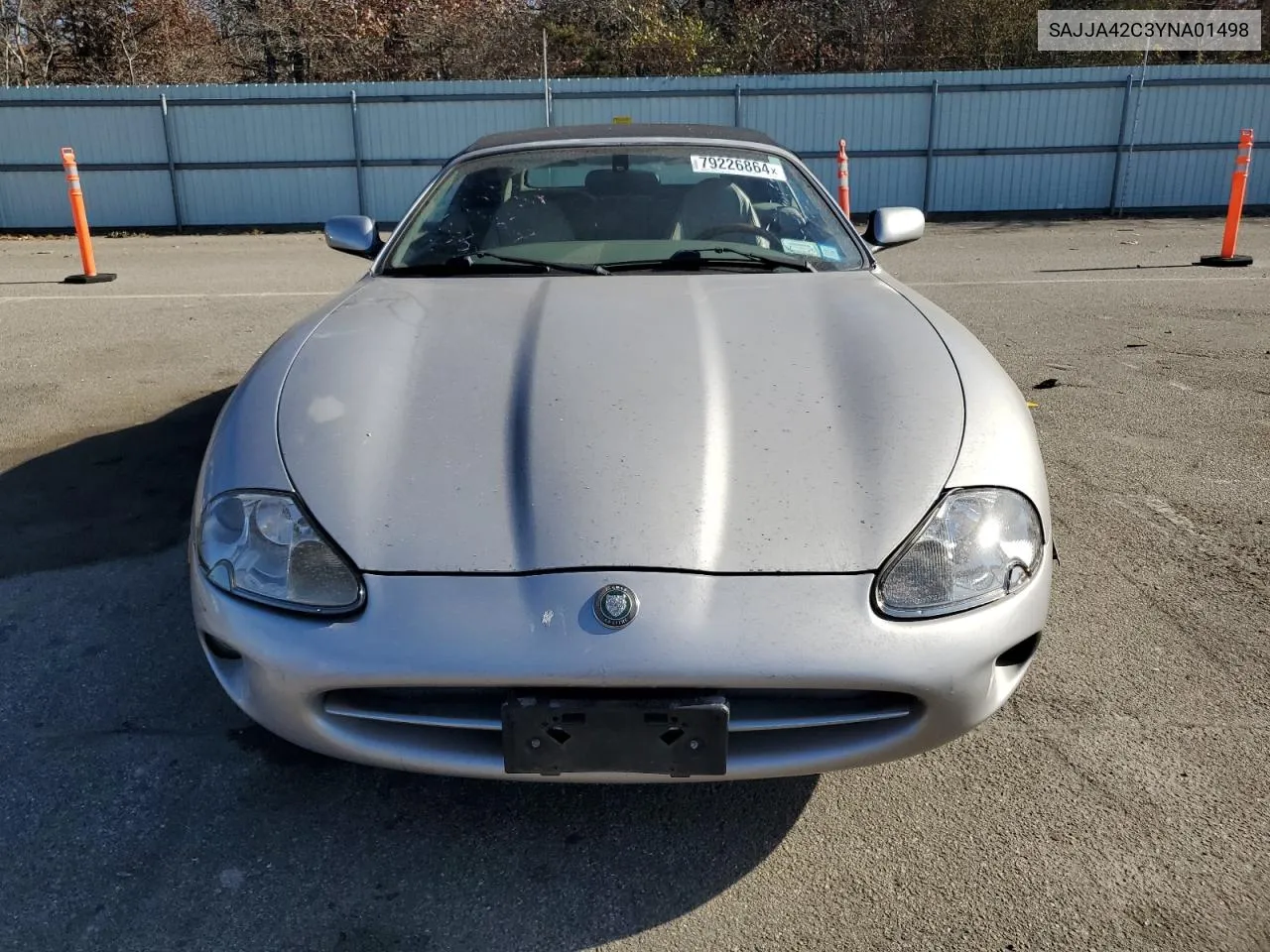 2000 Jaguar Xk8 VIN: SAJJA42C3YNA01498 Lot: 79226864