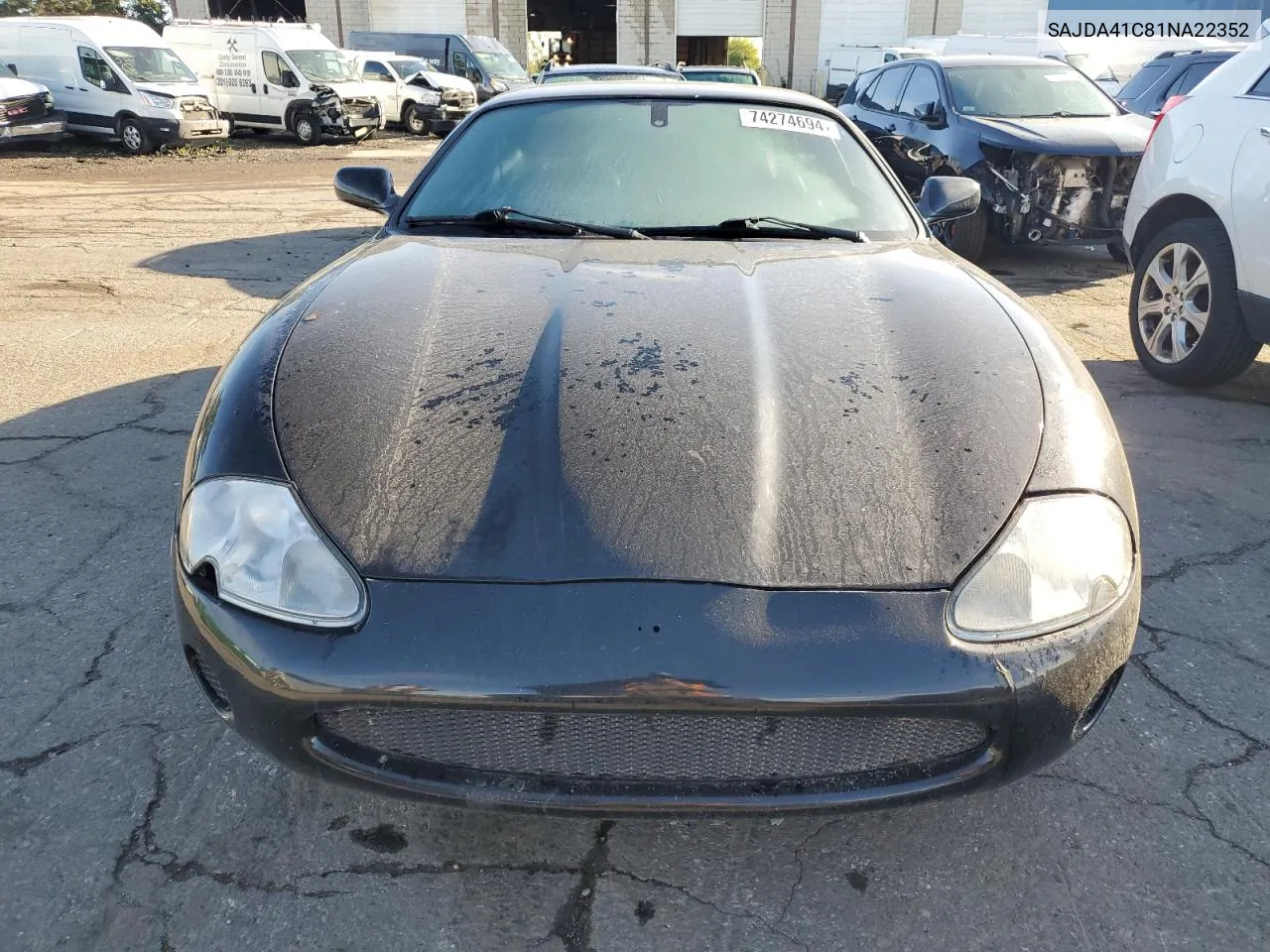 2001 Jaguar Xk8 VIN: SAJDA41C81NA22352 Lot: 74274694