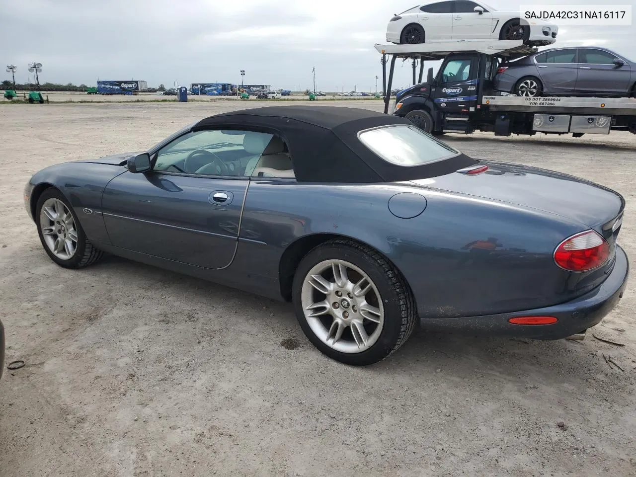 2001 Jaguar Xk8 VIN: SAJDA42C31NA16117 Lot: 75008324