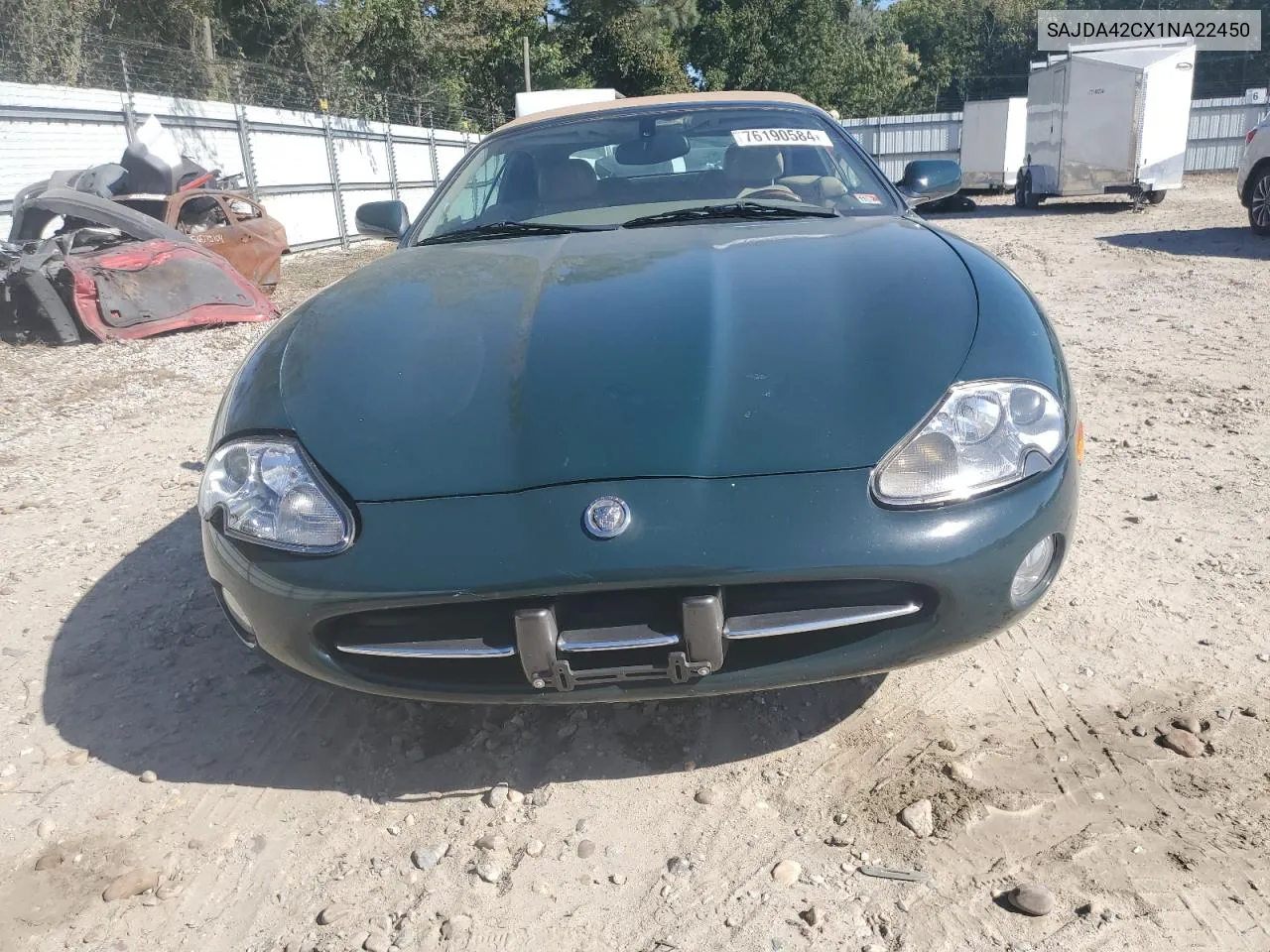 2001 Jaguar Xk8 VIN: SAJDA42CX1NA22450 Lot: 76190584