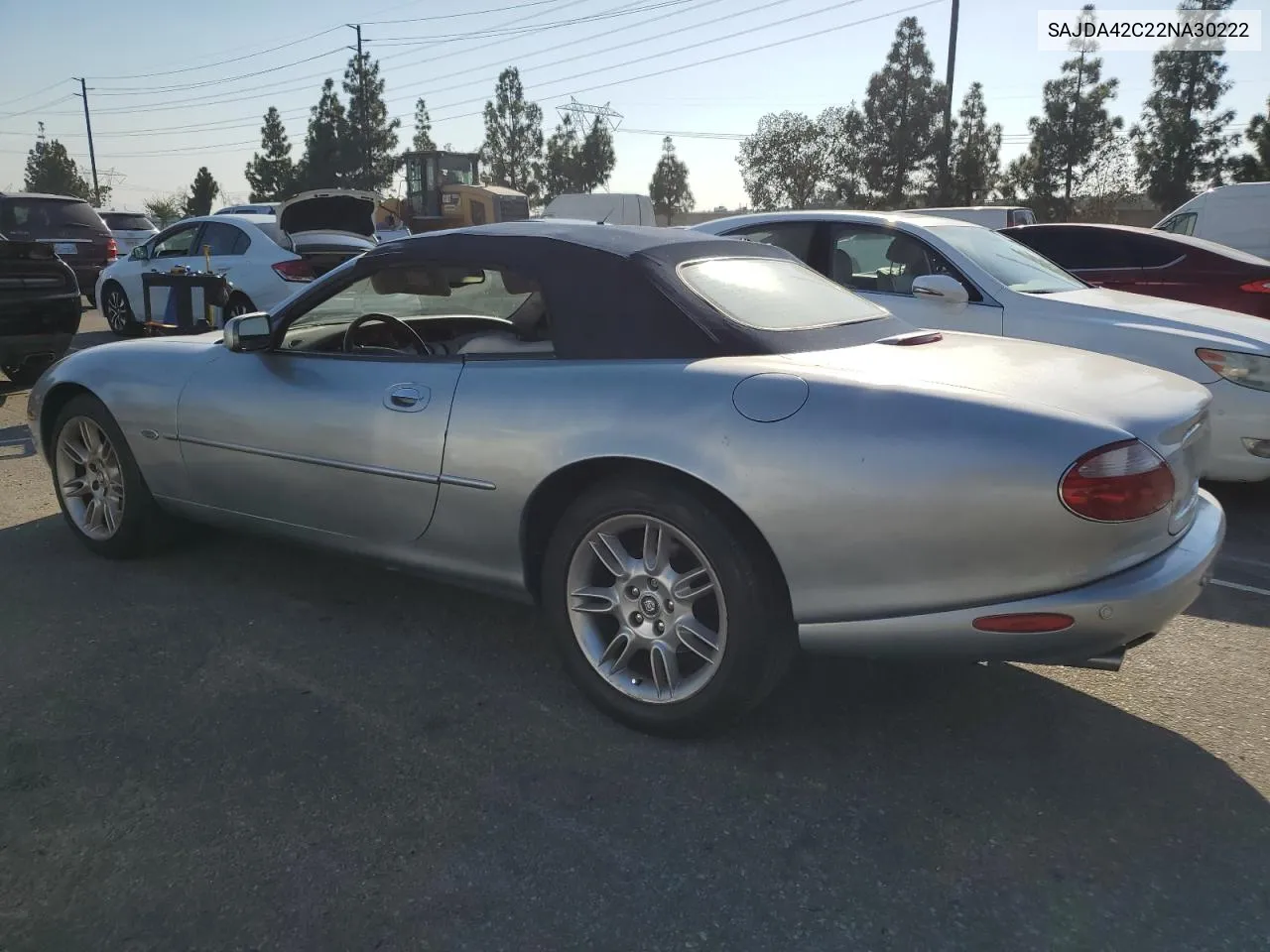 2002 Jaguar Xk8 VIN: SAJDA42C22NA30222 Lot: 73994494