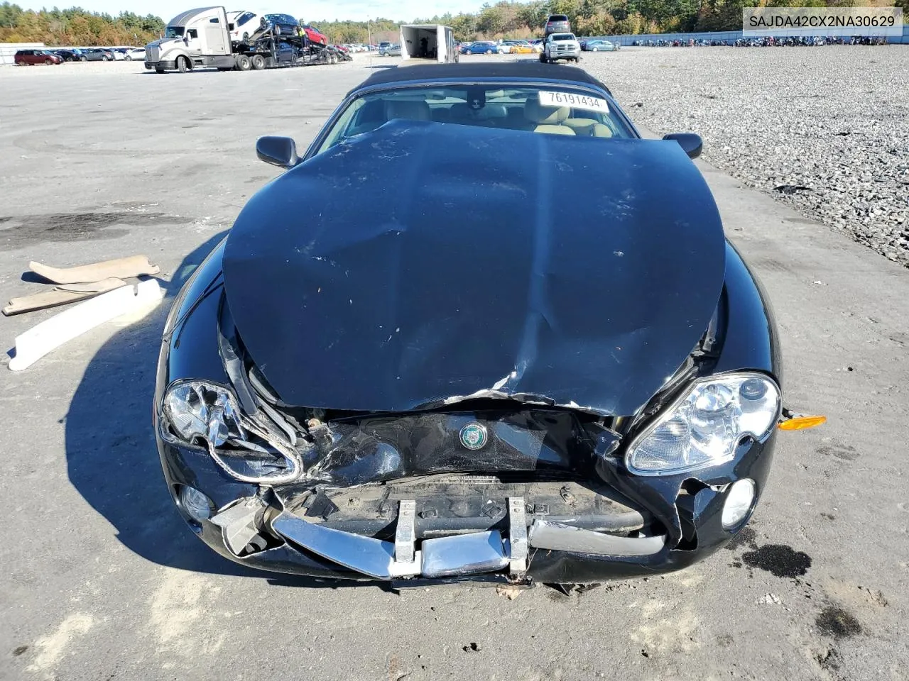 2002 Jaguar Xk8 VIN: SAJDA42CX2NA30629 Lot: 76191434