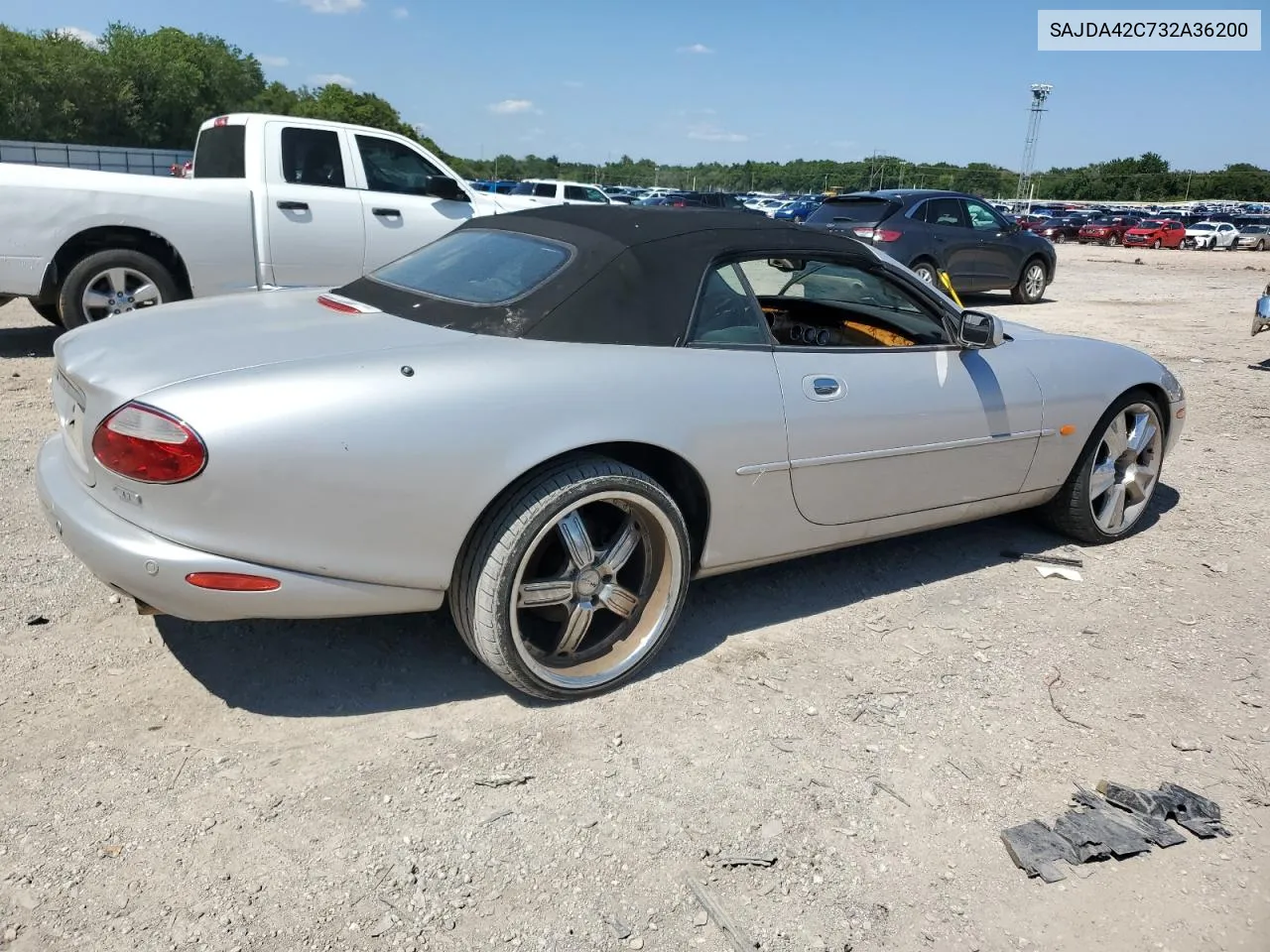 2003 Jaguar Xk8 VIN: SAJDA42C732A36200 Lot: 62889344