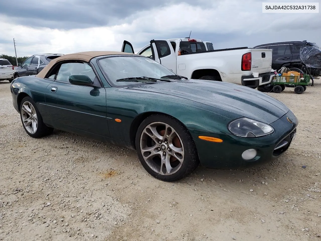 2003 Jaguar Xk8 VIN: SAJDA42C532A31738 Lot: 74023174