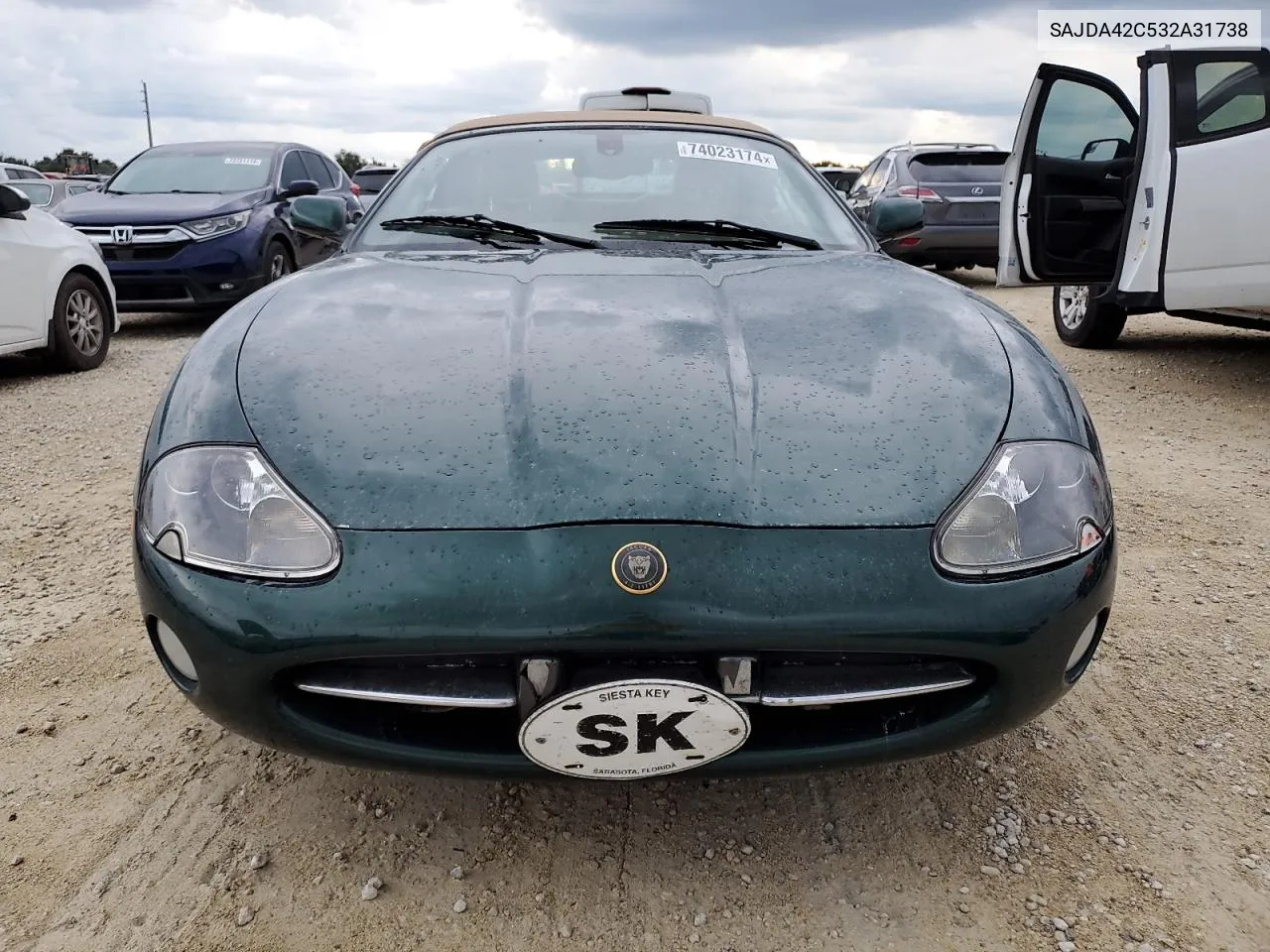 2003 Jaguar Xk8 VIN: SAJDA42C532A31738 Lot: 74023174