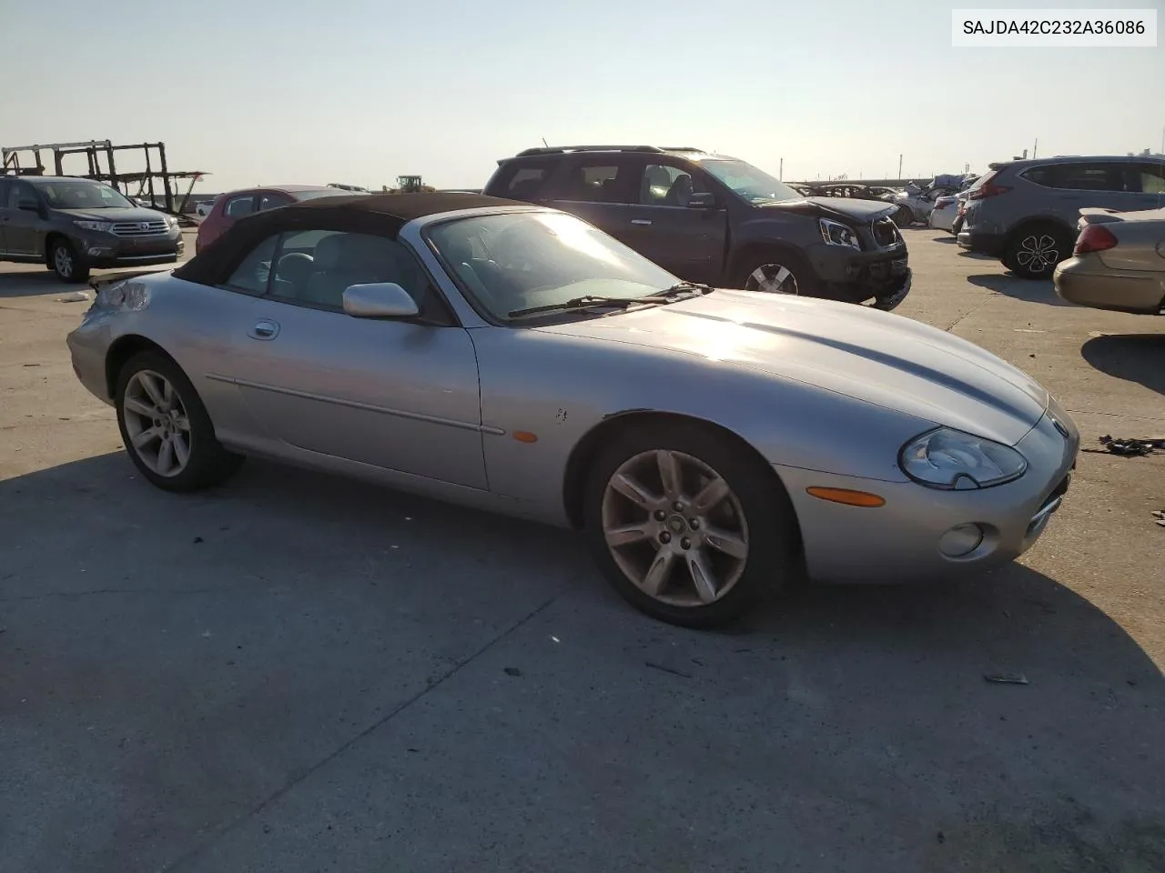 2003 Jaguar Xk8 VIN: SAJDA42C232A36086 Lot: 75314084