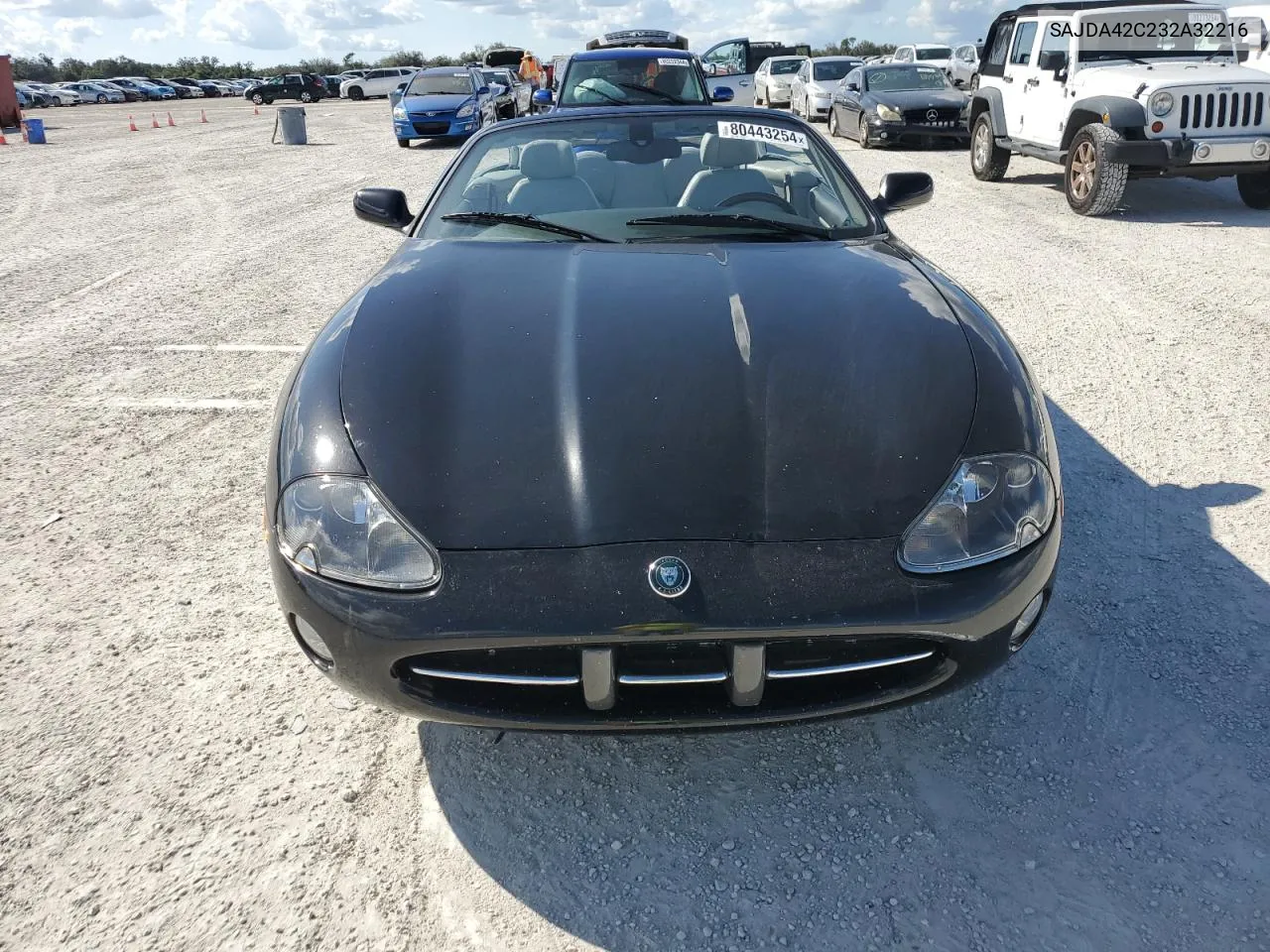 2003 Jaguar Xk8 VIN: SAJDA42C232A32216 Lot: 80443254