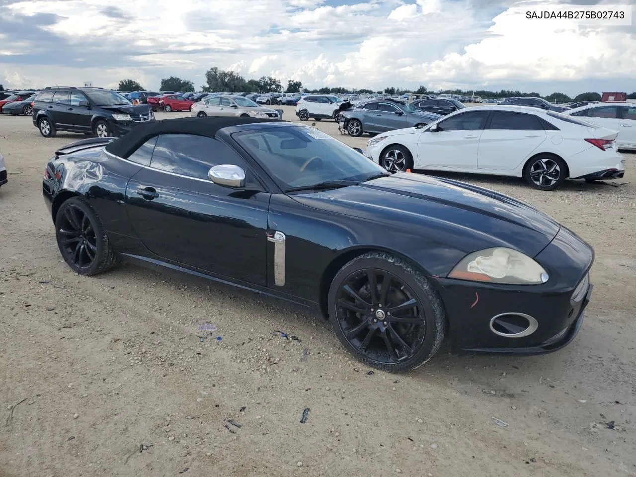 2007 Jaguar Xk VIN: SAJDA44B275B02743 Lot: 71229724