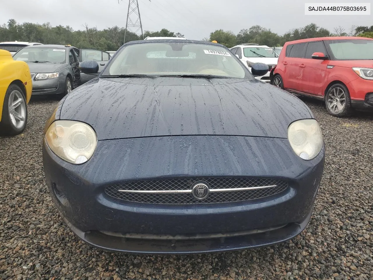 2007 Jaguar Xk VIN: SAJDA44B075B03695 Lot: 74978034