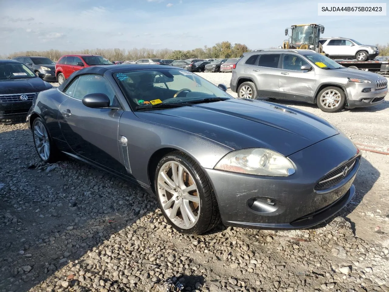 2007 Jaguar Xk VIN: SAJDA44B675B02423 Lot: 77555494