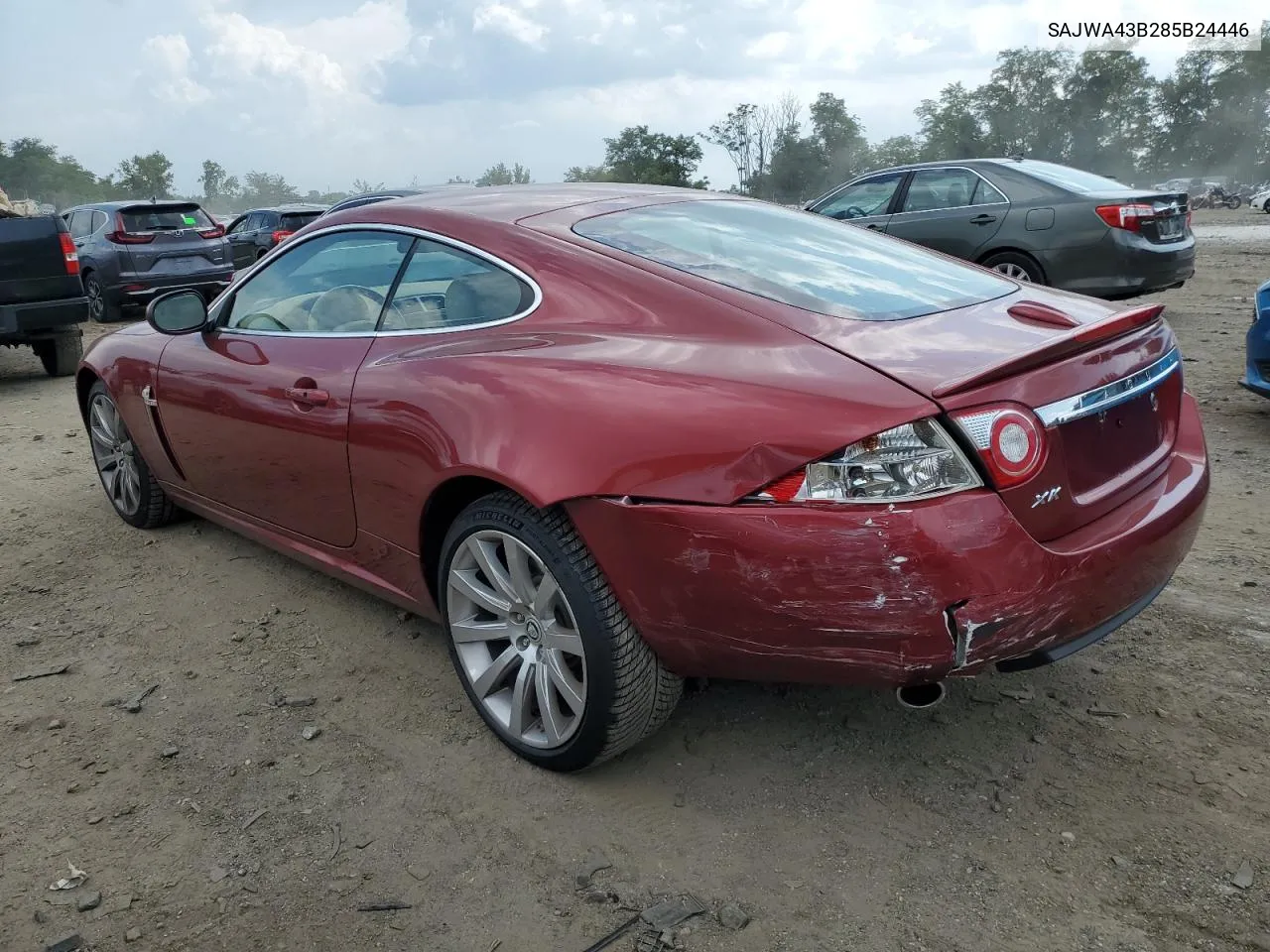 2008 Jaguar Xk VIN: SAJWA43B285B24446 Lot: 70429864