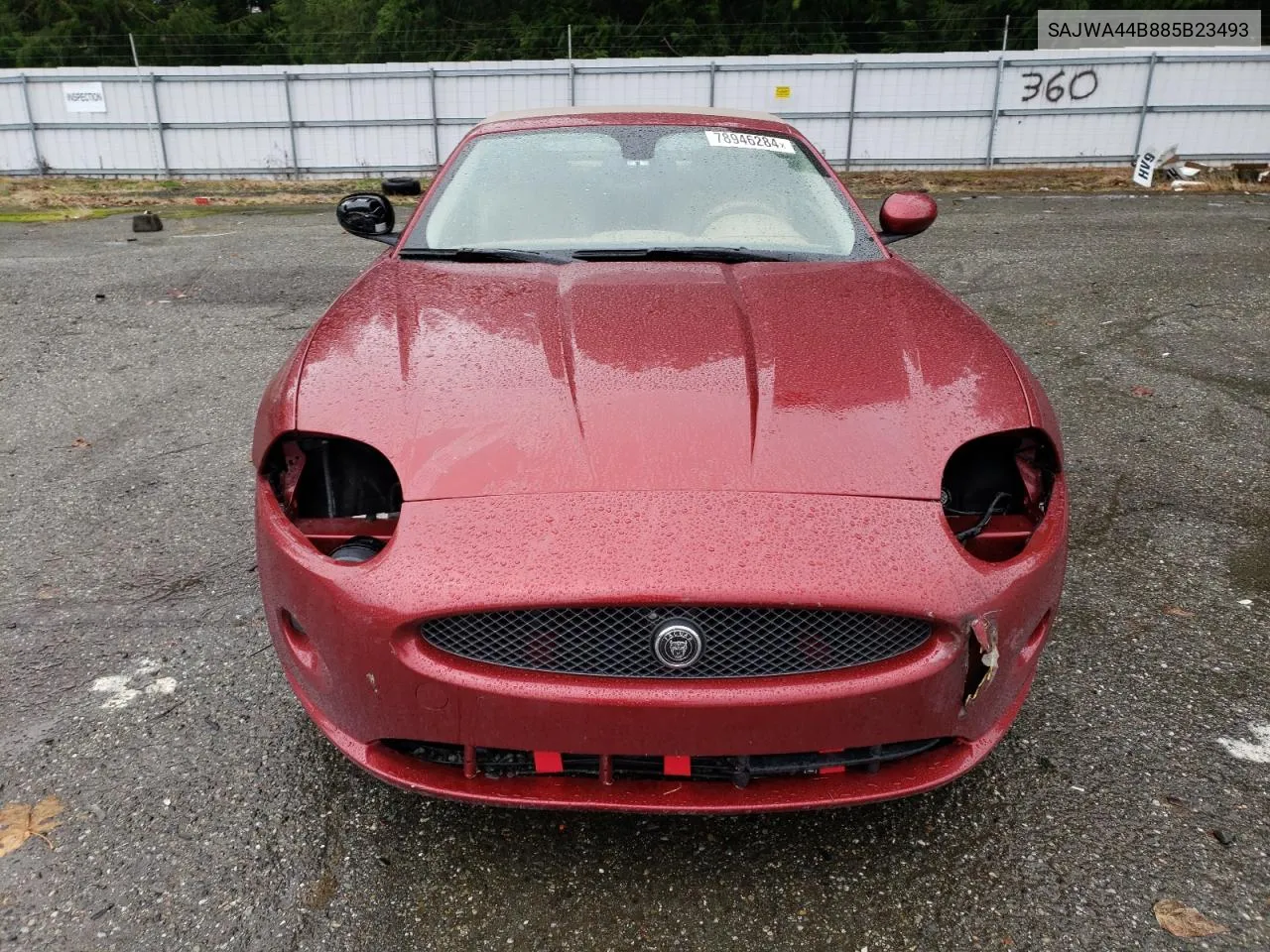 2008 Jaguar Xk VIN: SAJWA44B885B23493 Lot: 78946284