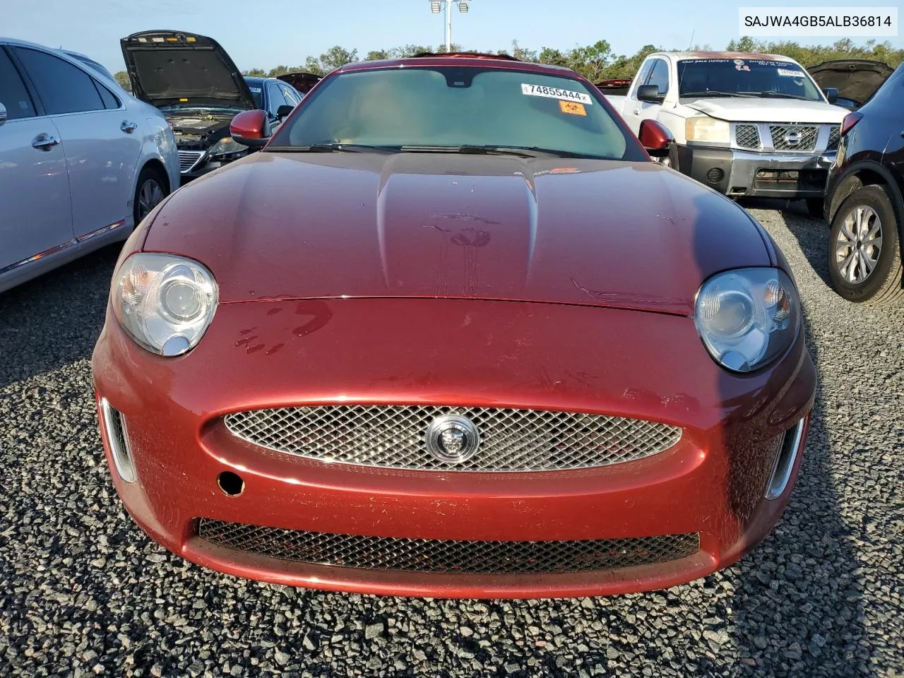 2010 Jaguar Xk Portfolio VIN: SAJWA4GB5ALB36814 Lot: 74855444