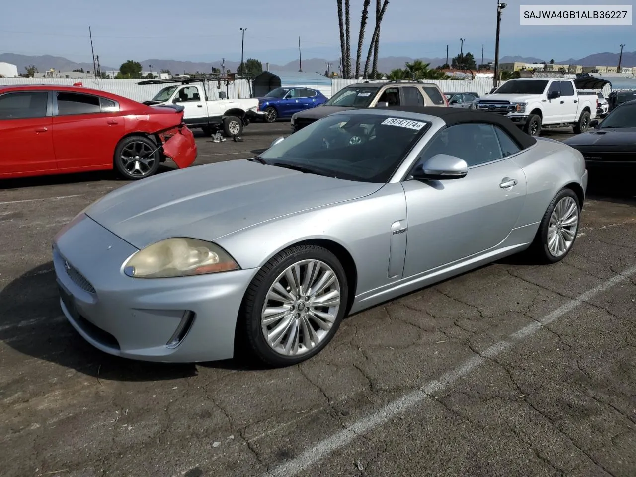 2010 Jaguar Xk Portfolio VIN: SAJWA4GB1ALB36227 Lot: 79747174