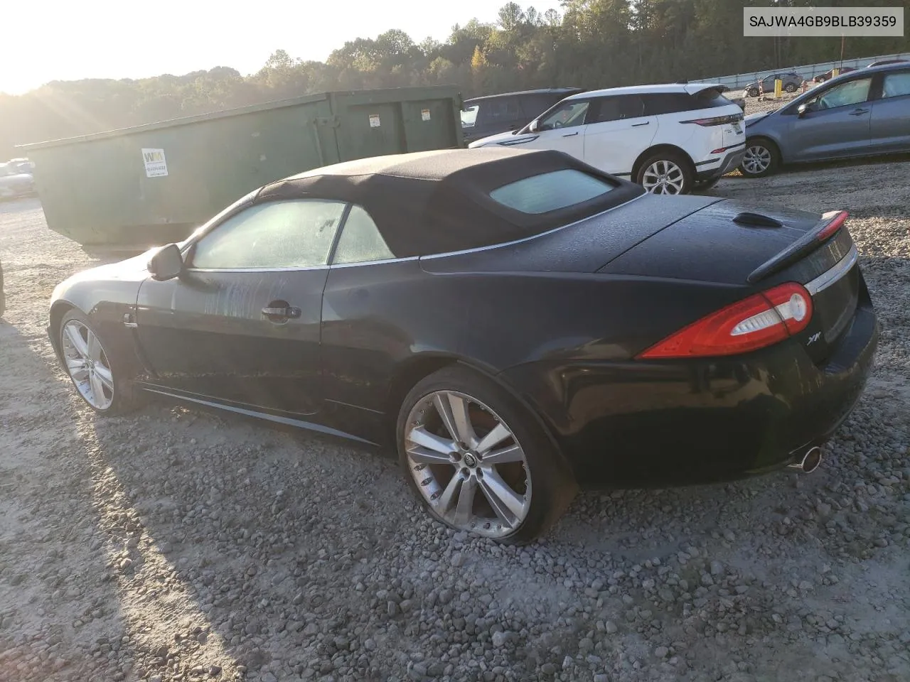 2011 Jaguar Xk VIN: SAJWA4GB9BLB39359 Lot: 77218644