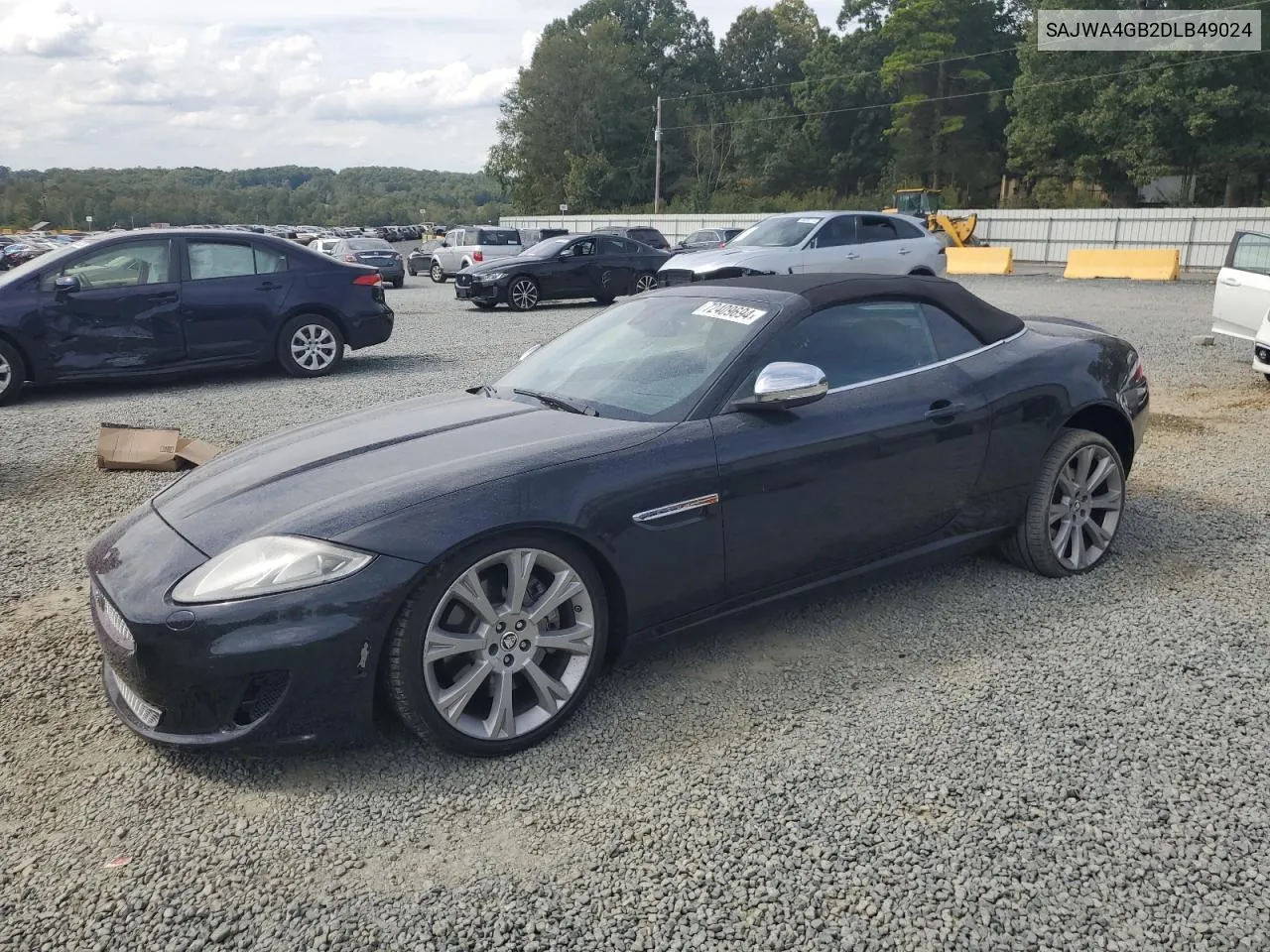 2013 Jaguar Xk VIN: SAJWA4GB2DLB49024 Lot: 72409694