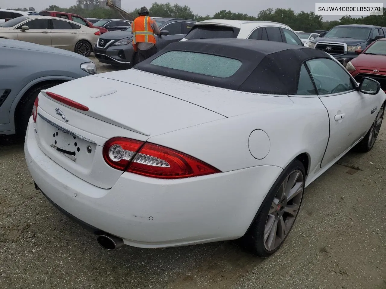 SAJWA4GB0ELB53770 2014 Jaguar Xk