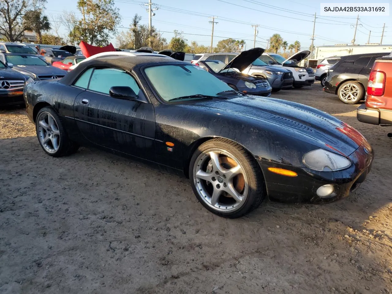 2003 Jaguar Xkr VIN: SAJDA42B533A31692 Lot: 77537044