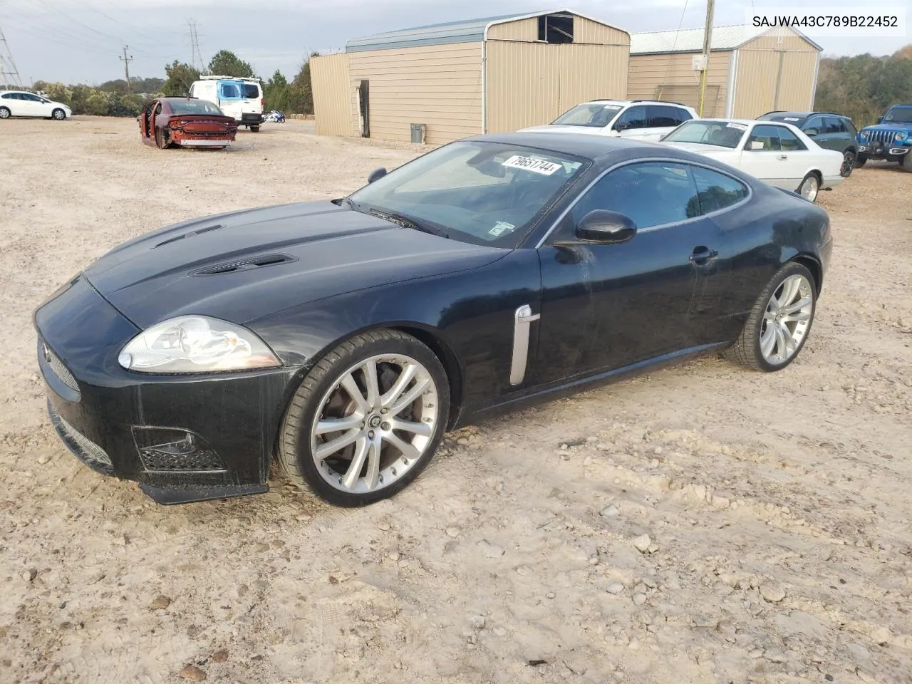 2008 Jaguar Xkr VIN: SAJWA43C789B22452 Lot: 79651744