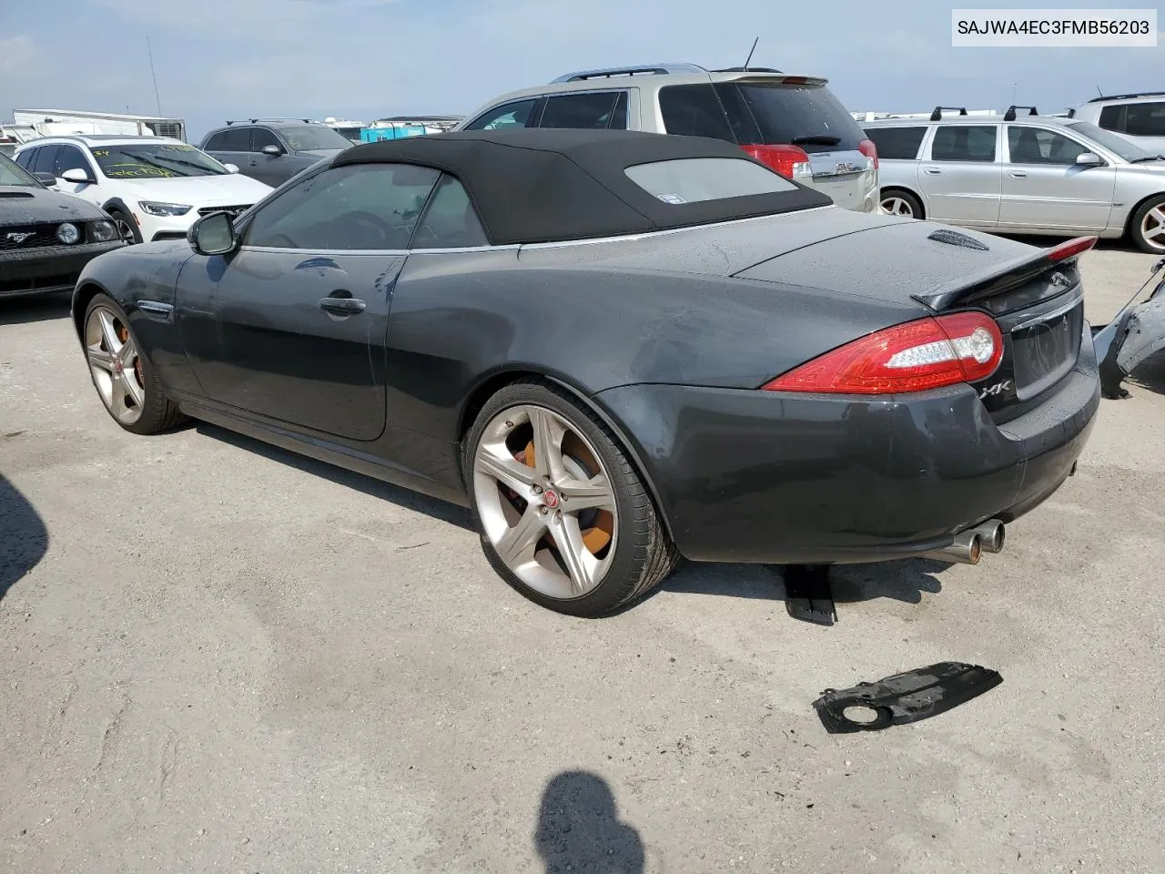 2015 Jaguar Xkr VIN: SAJWA4EC3FMB56203 Lot: 74568194