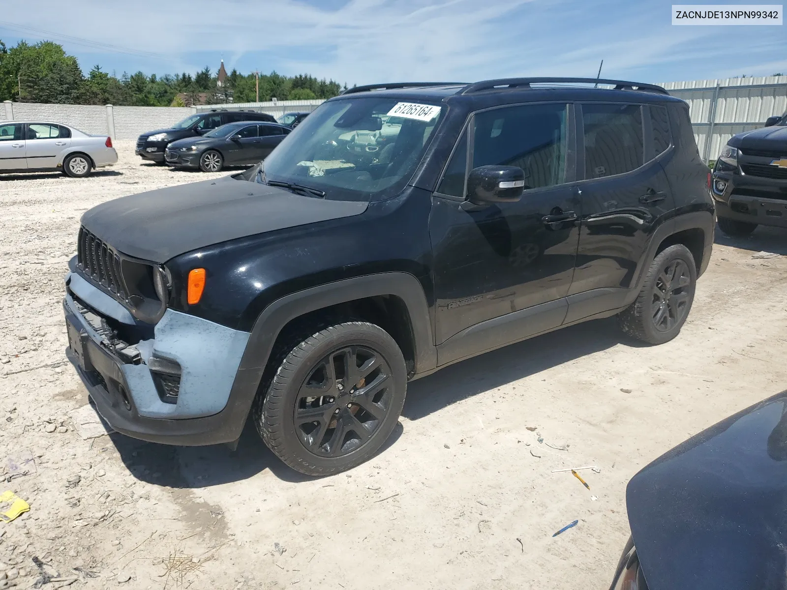 2022 Jeep Renegade Altitude VIN: ZACNJDE13NPN99342 Lot: 61265164