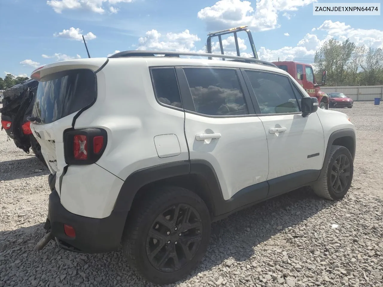 ZACNJDE1XNPN64474 2022 Jeep Renegade Altitude