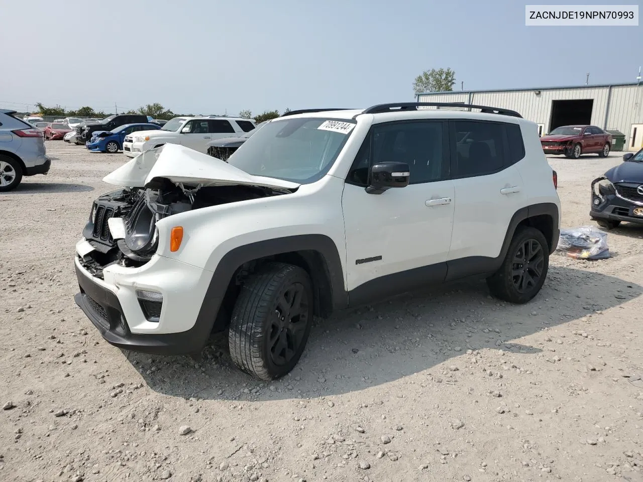 2022 Jeep Renegade Altitude VIN: ZACNJDE19NPN70993 Lot: 70991244