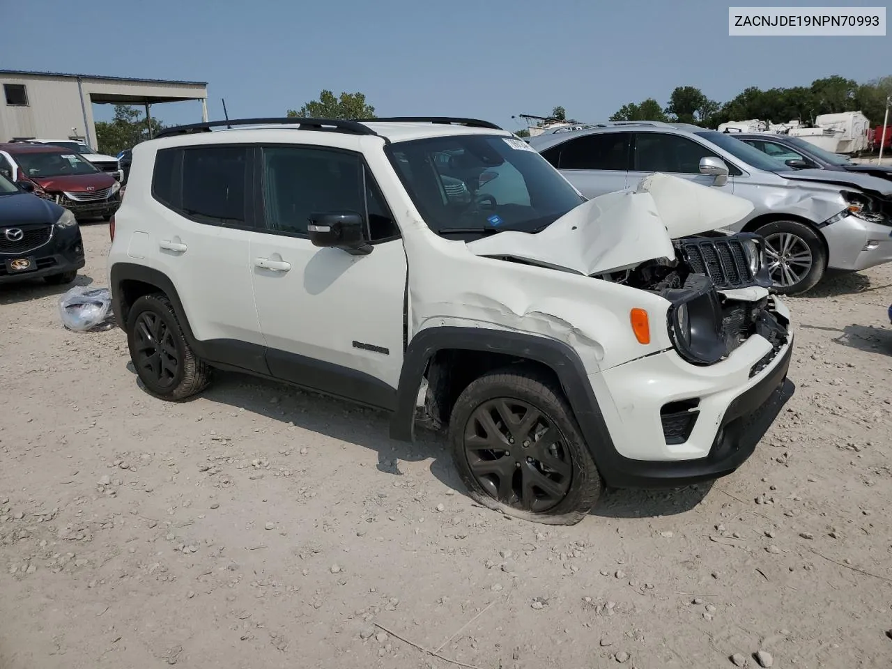 2022 Jeep Renegade Altitude VIN: ZACNJDE19NPN70993 Lot: 70991244