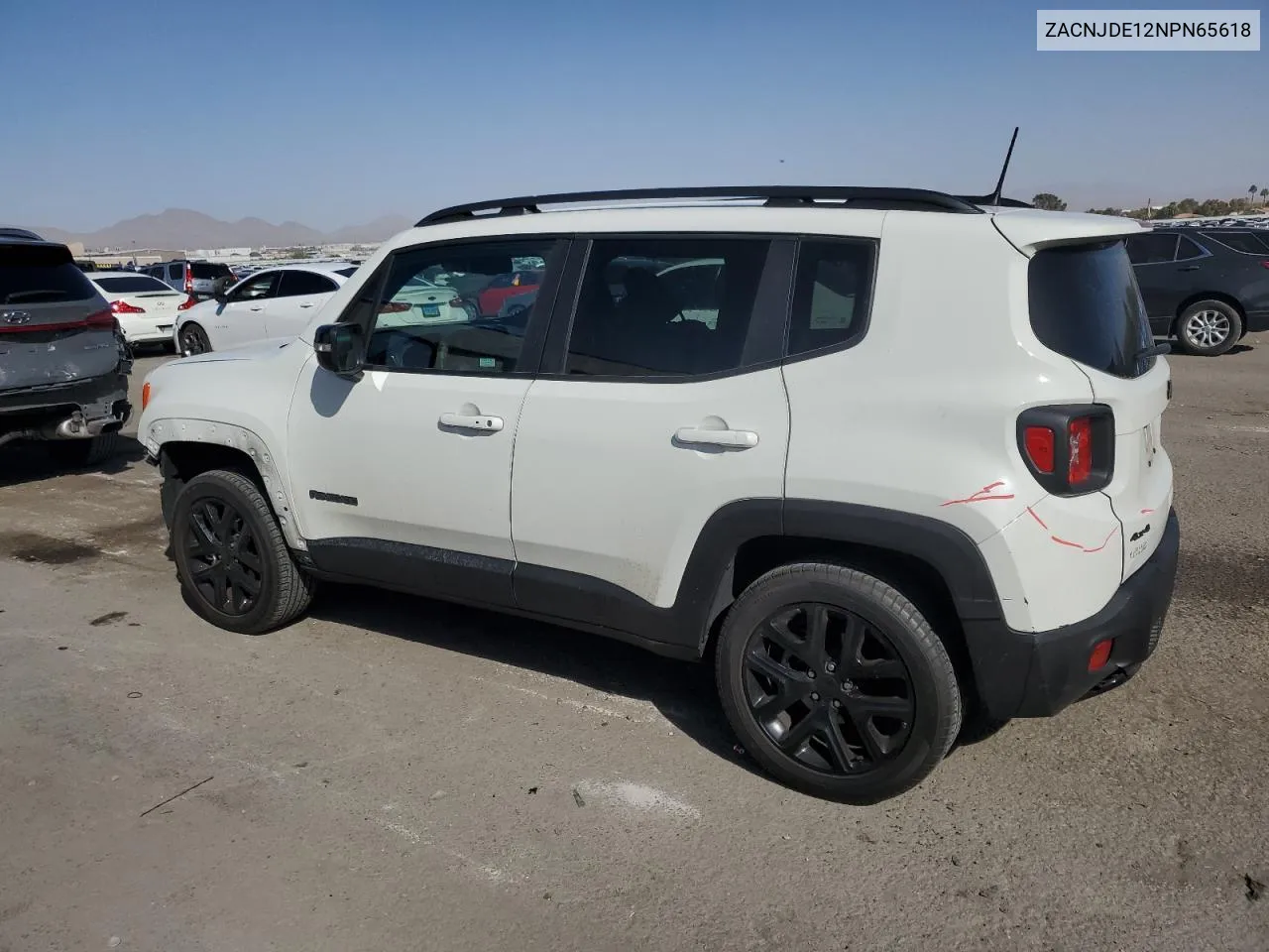 2022 Jeep Renegade Altitude VIN: ZACNJDE12NPN65618 Lot: 76632914