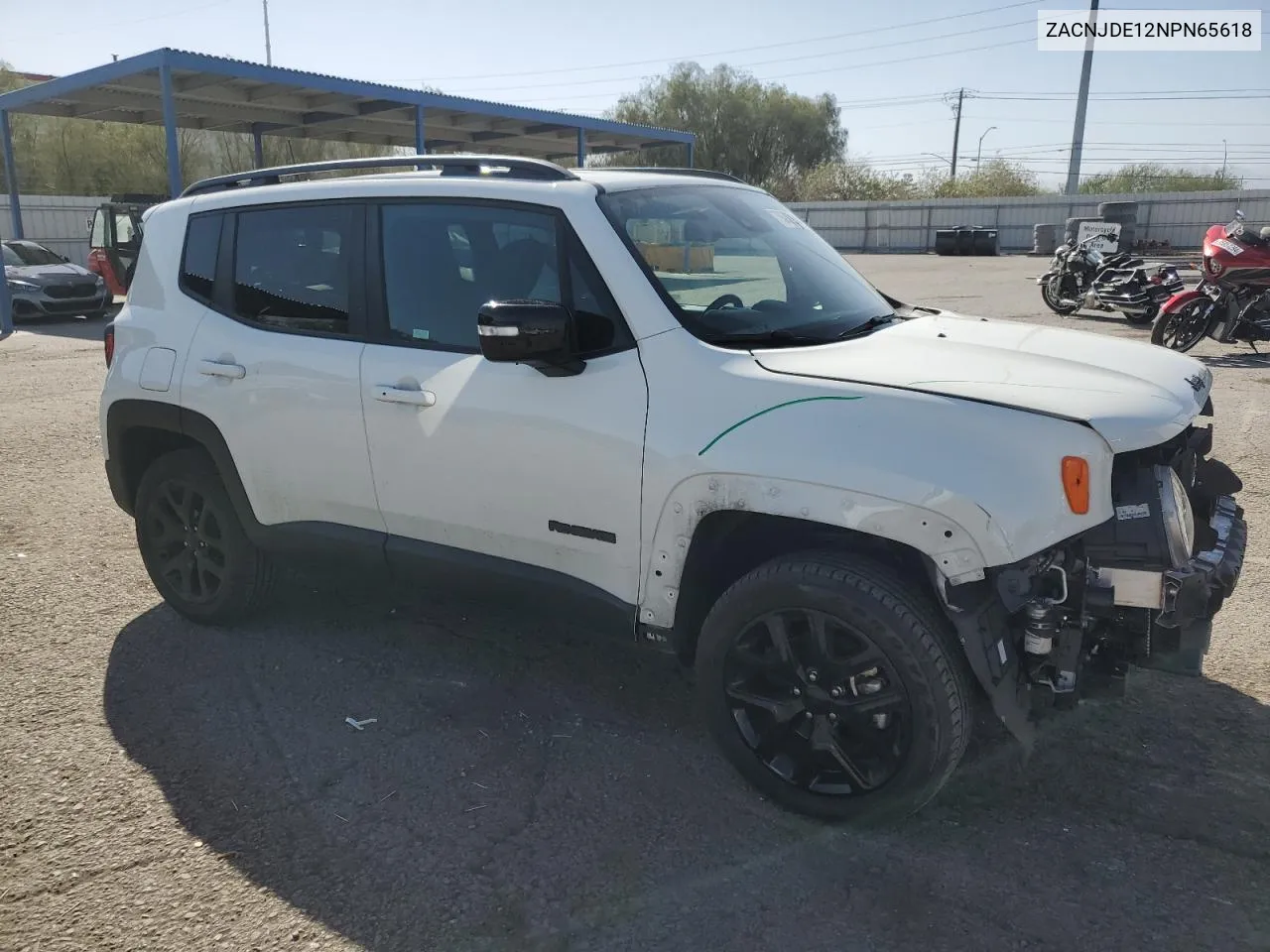 2022 Jeep Renegade Altitude VIN: ZACNJDE12NPN65618 Lot: 76632914