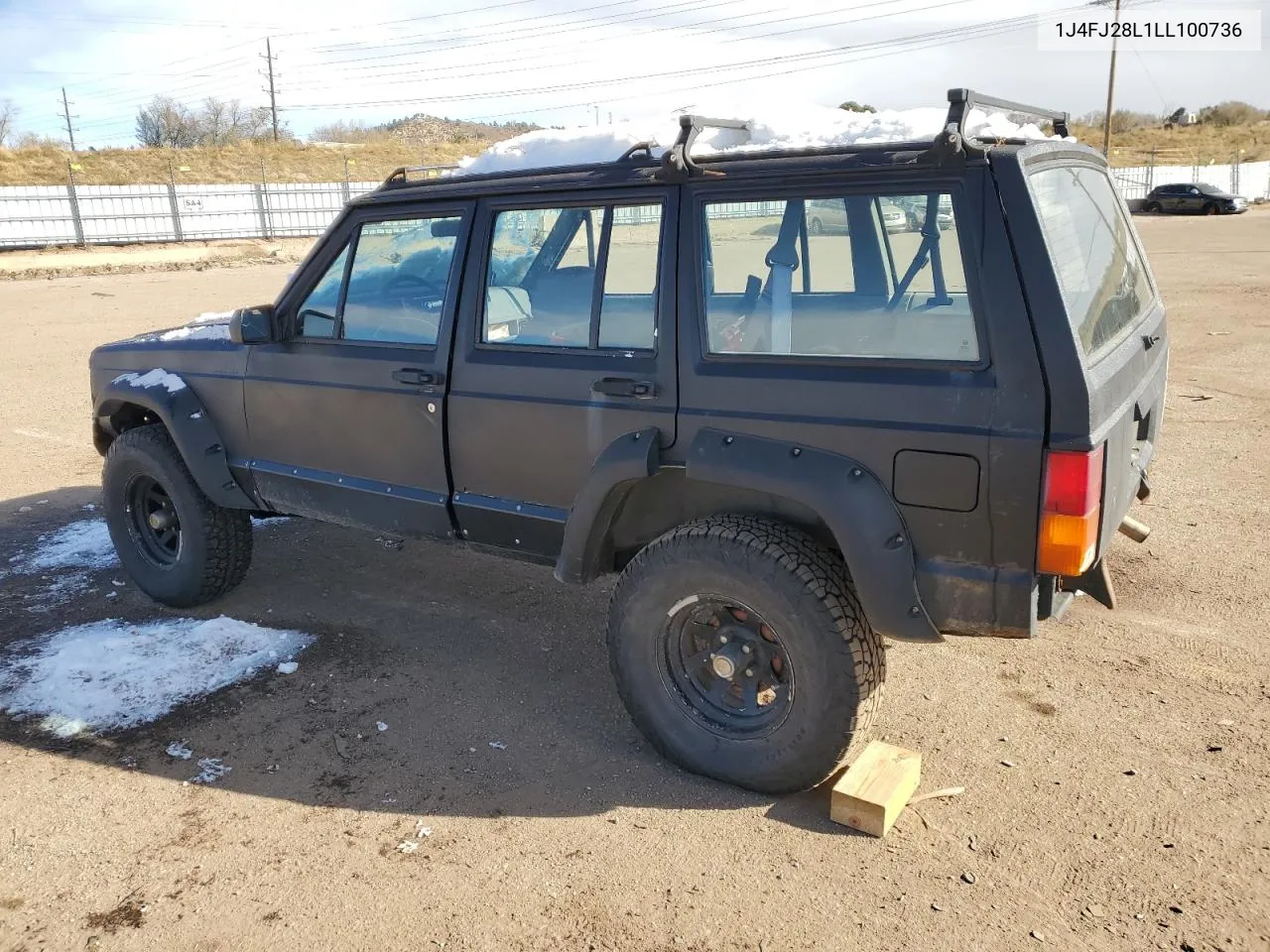 1990 Jeep Cherokee VIN: 1J4FJ28L1LL100736 Lot: 81339574