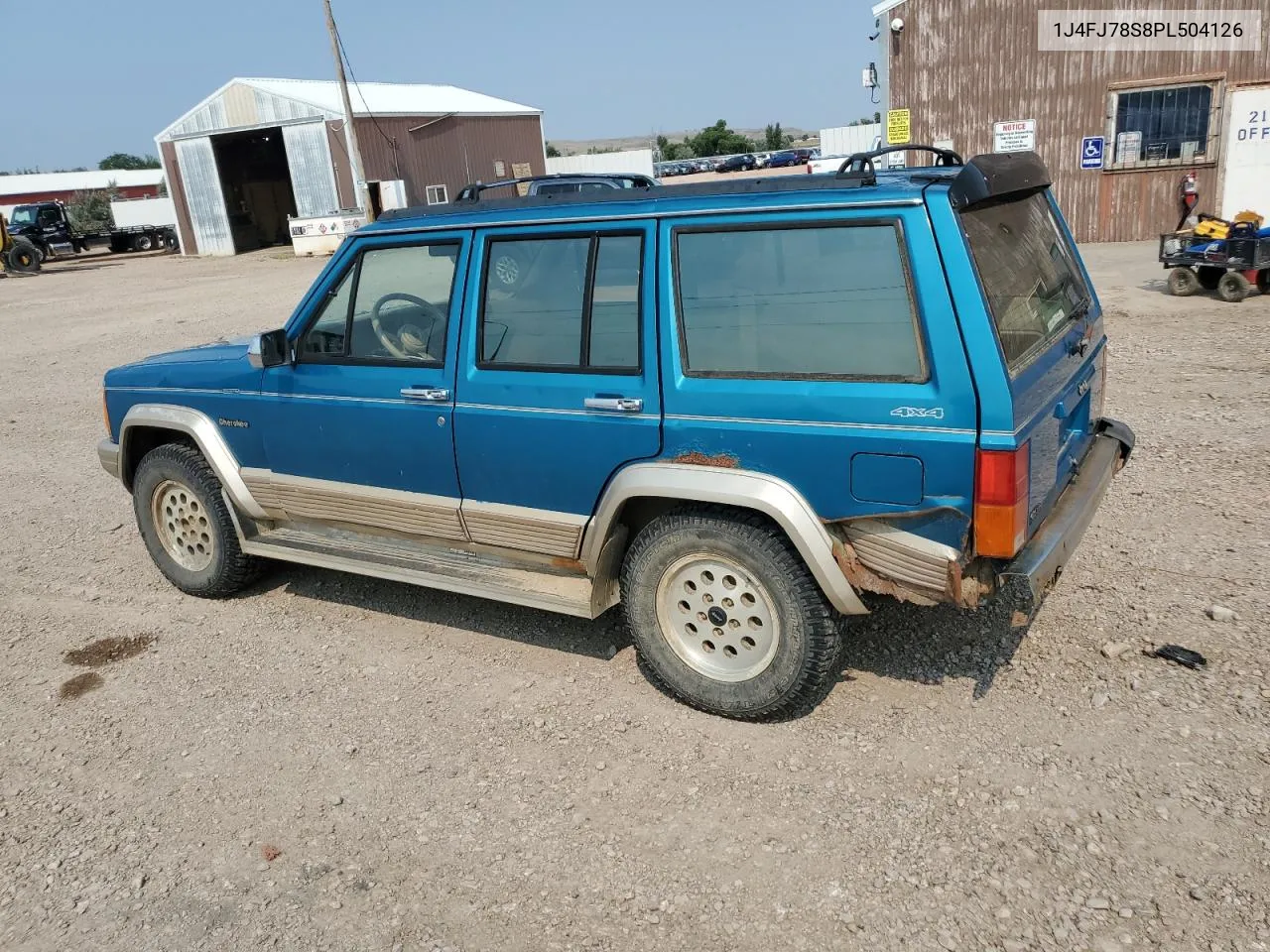 1993 Jeep Cherokee Country VIN: 1J4FJ78S8PL504126 Lot: 70508464