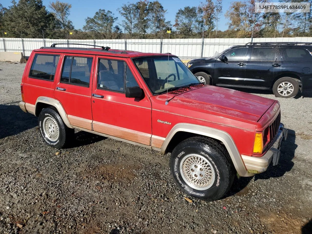 1993 Jeep Cherokee Country VIN: 1J4FT78S9PL634409 Lot: 77034984