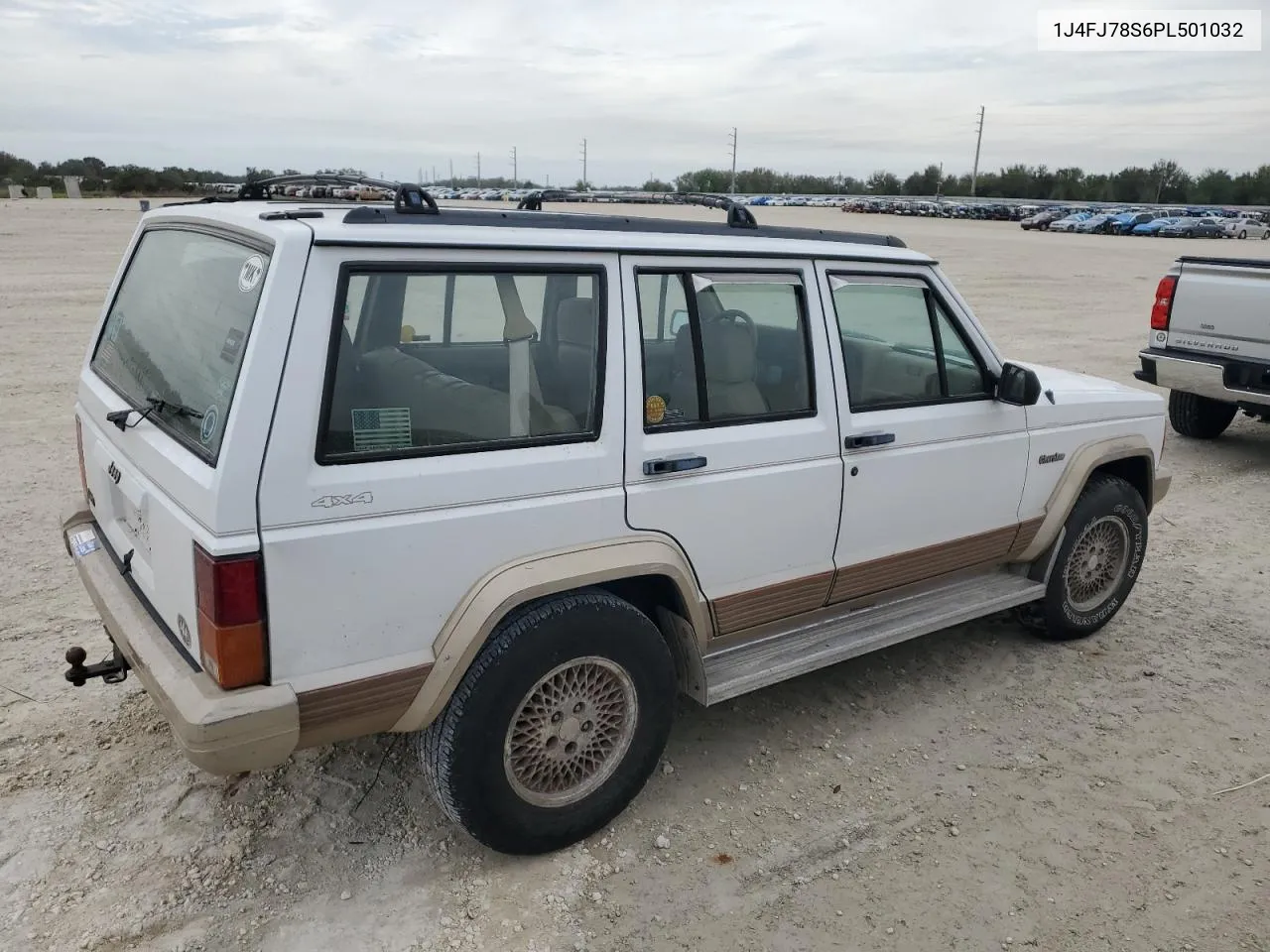 1993 Jeep Cherokee Country VIN: 1J4FJ78S6PL501032 Lot: 80012144