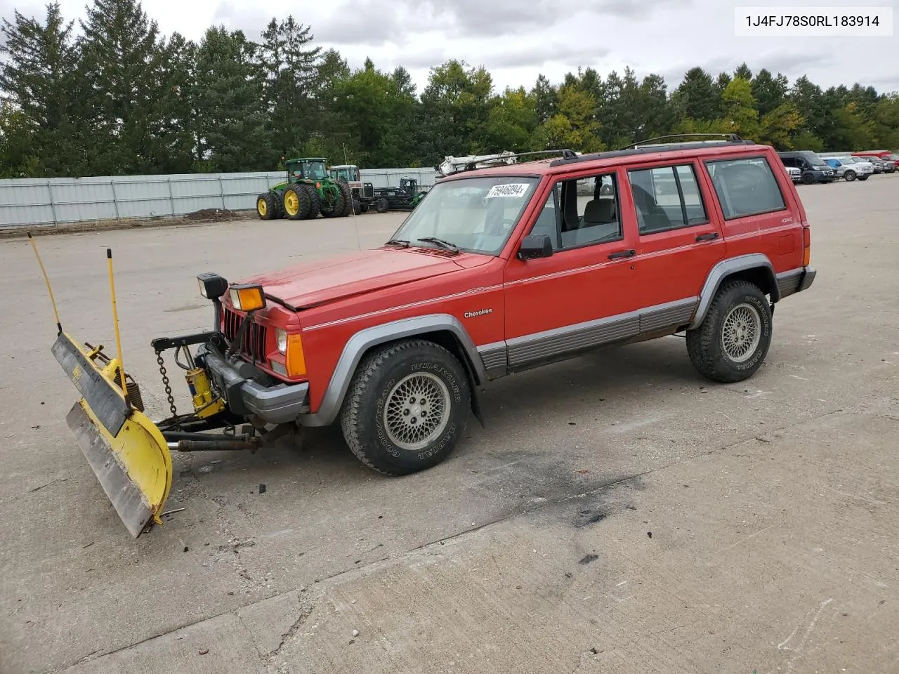 1994 Jeep Cherokee Country VIN: 1J4FJ78S0RL183914 Lot: 75946094