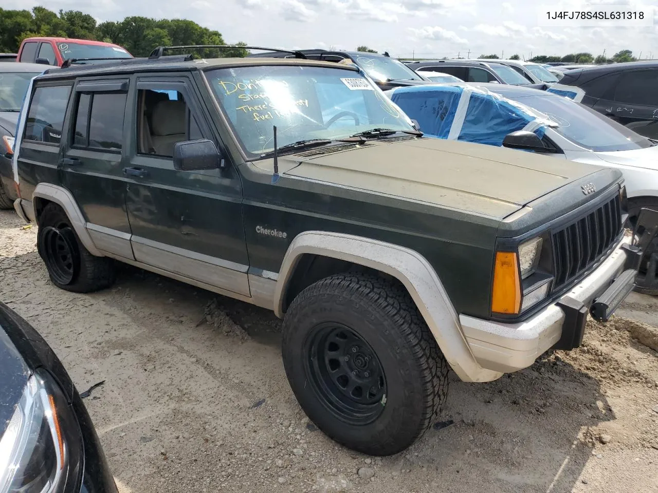 1995 Jeep Cherokee Country VIN: 1J4FJ78S4SL631318 Lot: 63087634