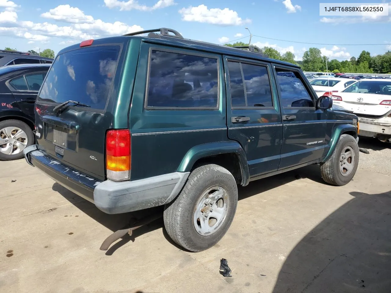 1999 Jeep Cherokee Sport VIN: 1J4FT68S8XL562550 Lot: 57647714