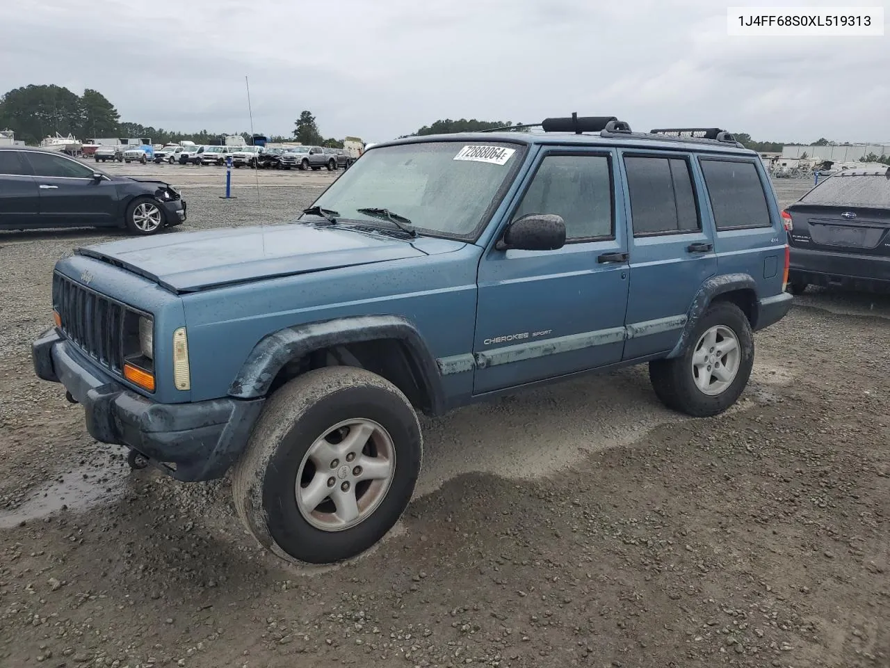 1999 Jeep Cherokee Sport VIN: 1J4FF68S0XL519313 Lot: 72888064