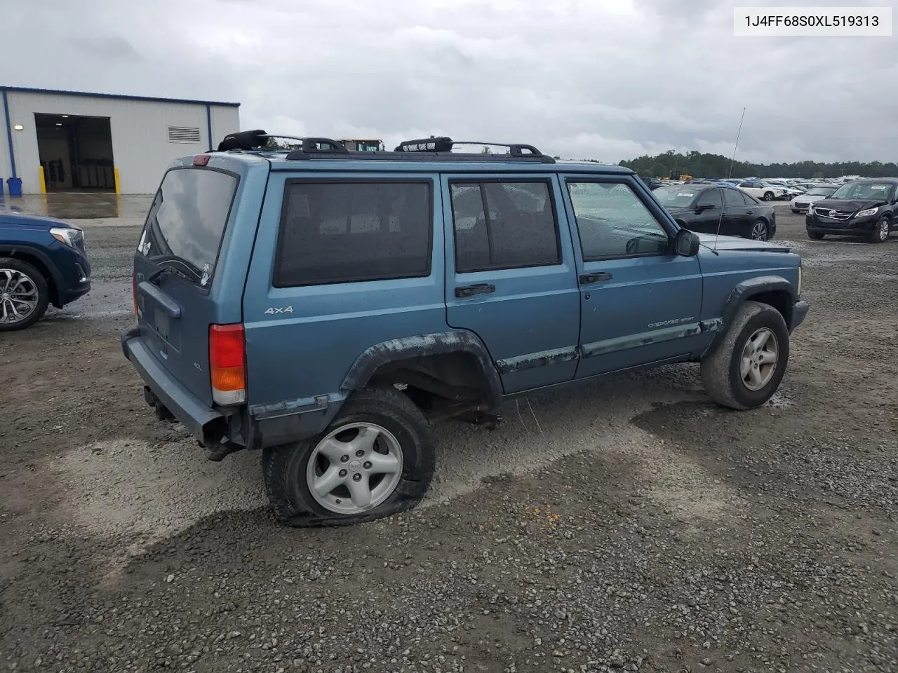 1999 Jeep Cherokee Sport VIN: 1J4FF68S0XL519313 Lot: 72888064