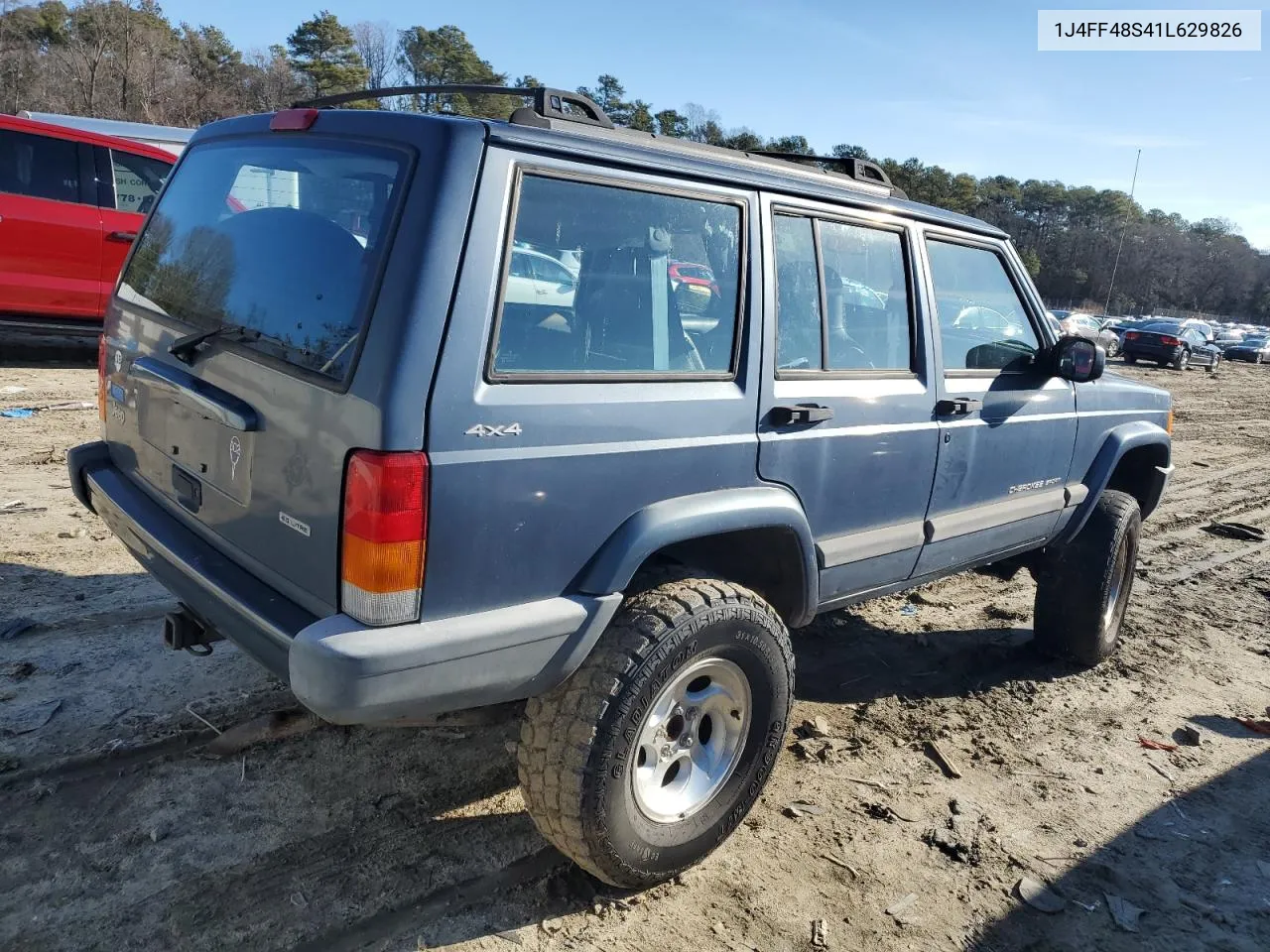 2001 Jeep Cherokee Sport VIN: 1J4FF48S41L629826 Lot: 42126814