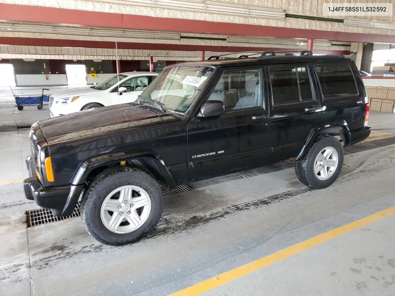 2001 Jeep Cherokee Classic VIN: 1J4FF58S51L532592 Lot: 63328894