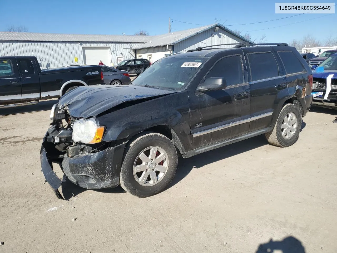 2009 Jeep Grand Cherokee Laredo VIN: 1J8GR48K89C554649 Lot: 40860664