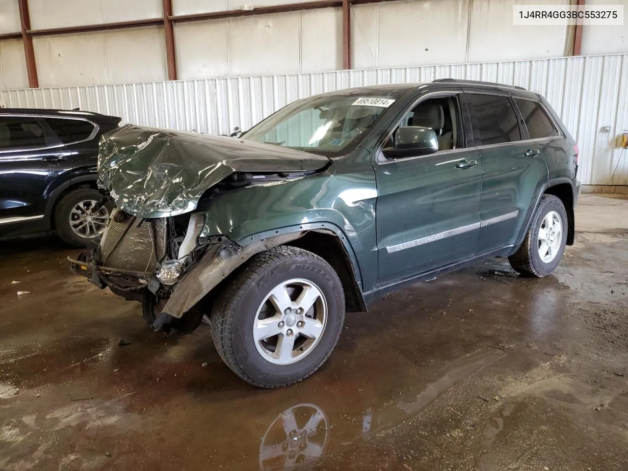 2011 Jeep Grand Cherokee Laredo VIN: 1J4RR4GG3BC553275 Lot: 69510814